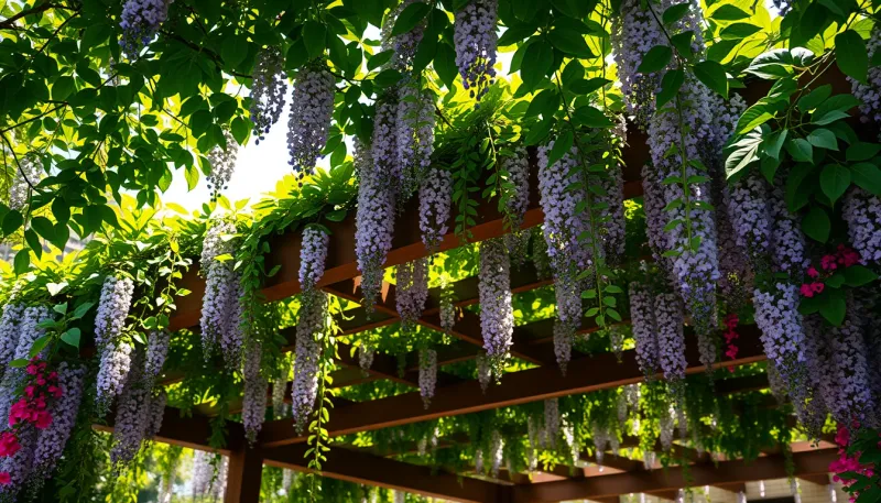 Les meilleures plantes grimpantes pour sublimer votre pergola